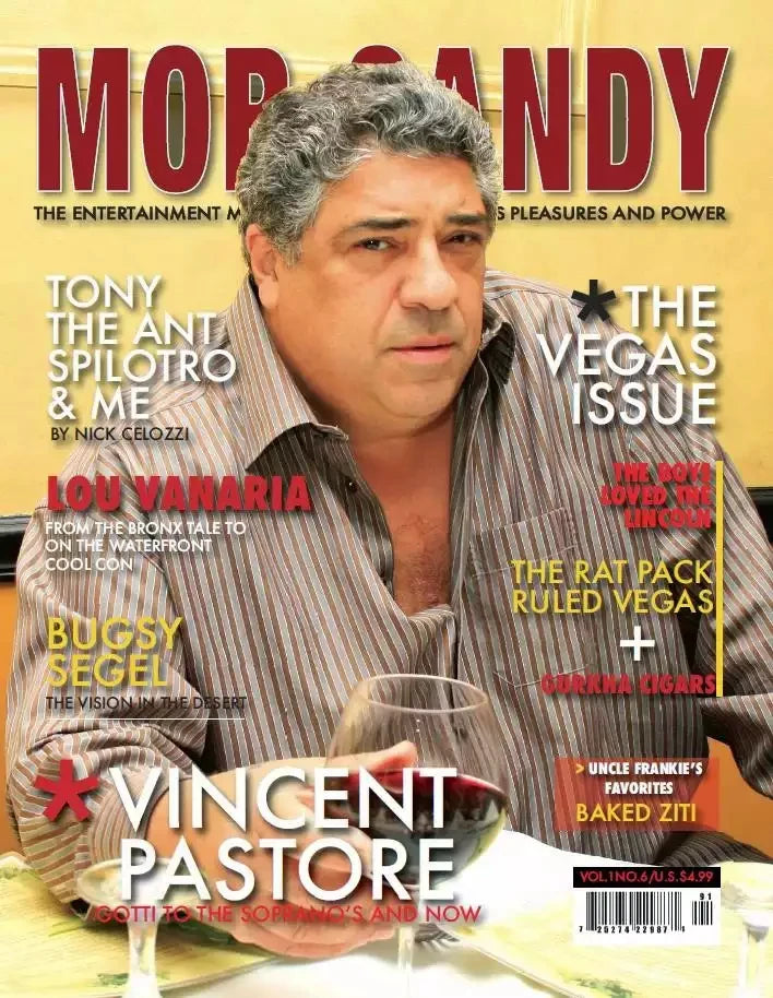 Mob Candy Magazine – Vincent Pastore “The Vegas Issue” – Vintage Collectible