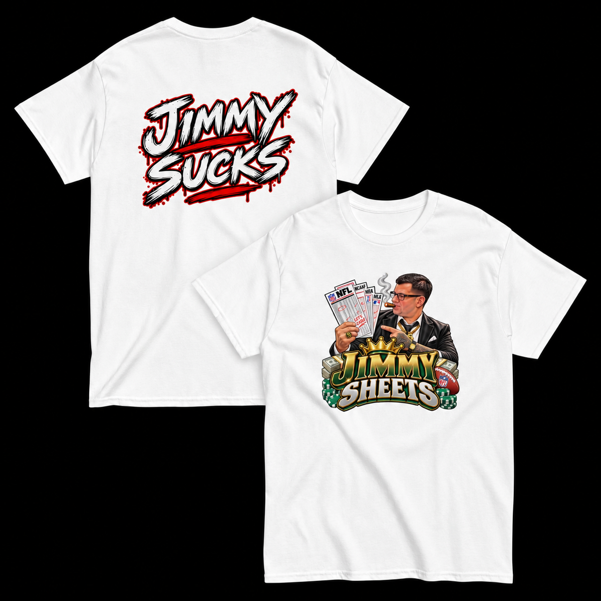 Jimmy Sheets “Jimmy Sucks!” T-Shirt